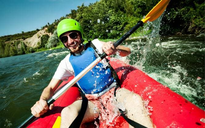 A happy entusiastic male in red inflatable canoe having a fun ride in calm waters of a river., model released, , 22054210.jpg, action, boat, calm, canoe, celebration, excitement, exercise, female, fun, happy, health, holiday, joy, laughing, male, man, nature, outdoor, people, person, playful, playing, rafting, river, splash, splashing, sport, spring, summer, team, together, travel, vacation, vessel, water, woman, young, RECORD DATE NOT STATED