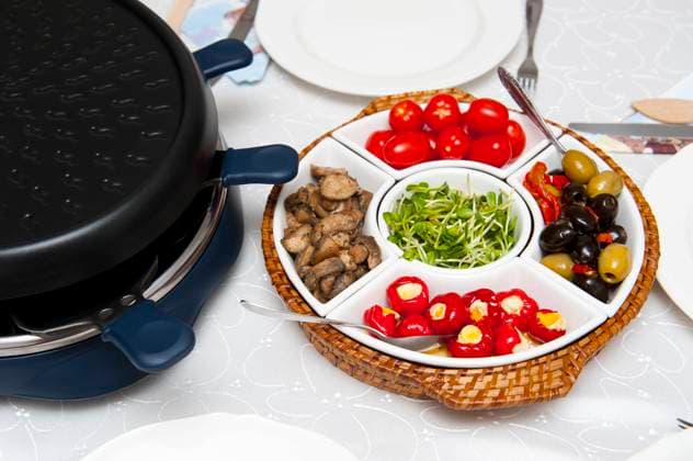 Raclette and various foods on the table , 12048870.jpg, appetizer, background, bake, baked, baking, black, champignon, champignons, cheese, countershaft, creative, dinner, dish, electric, entr?e, family, food, foods, fresh, fried, garnish, green, grill, heat, heating, hot, ingredients, ingredient, metal, modern, mushroom, mushrooms, olive, olives, order, organic, paprika, party, pepper, pickled, plate, prepare, preparing, prepatarion, raclette, raw, red, side, slice, snack, snacks, spoon, sprout, sprouts, starter, sunflower, table, tomato, tomatoes, variety, various, vegetable, vegetables, vegetarian, white, choice, RECORD DATE NOT STATED