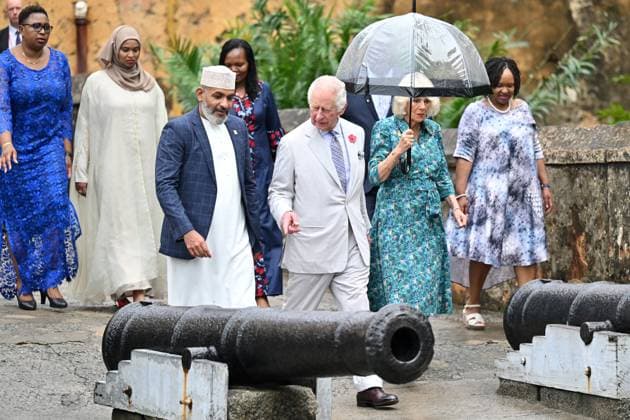 Entertainment Themen der Woche KW44 Entertainment Bilder des Tages . 03 11 2023. Mombasa, Kenya. King Charles III and Queen Camilla at Fort Jesus in Mombasa on the final day of their State Visit to Kenya.  xi-Imagesx xPoolx IIM-24777-0073