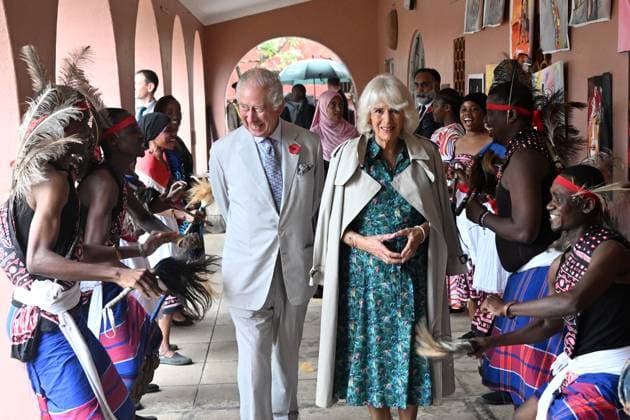Entertainment Themen der Woche KW44 Entertainment Bilder des Tages . 03 11 2023. Mombasa, Kenya. King Charles III and Queen Camilla at Fort Jesus in Mombasa on the final day of their State Visit to Kenya.  xi-Imagesx xPoolx IIM-24777-0089