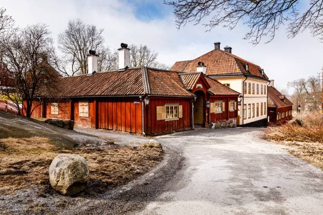 Traditional Swedish Houses in Skansen National Park, Stockholm, Sweden Copyright: AndreyxOmelyanchuk 32231015