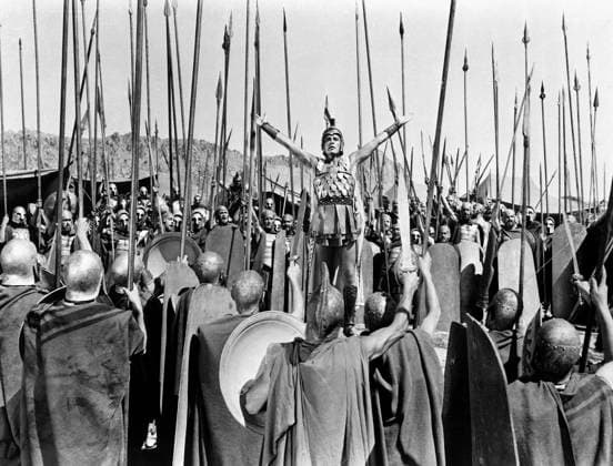 Richard Burton on-set of the Film, Alexander the Great , 1956  Copyright: xABxArchivex jtv002451