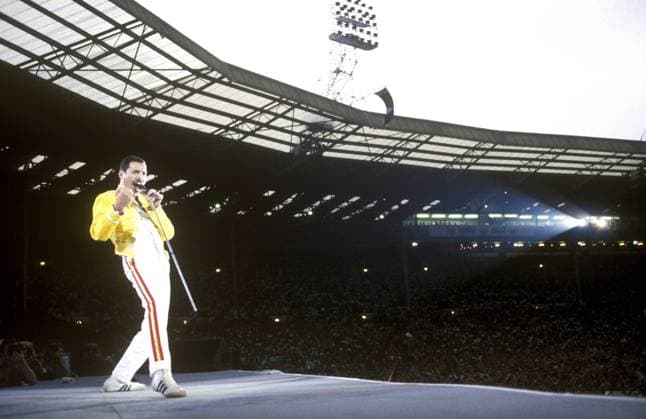 IMAGO ICONS: Freddie Mercury Freddie Mercury - Live FREDDIE MERCURY, QUEEN. WEMBLEY STADIUM. CIRCA 1980 S, Credit:Frank Griffin Avalon  Copyright: xFrankxGriffinx xAvalonx 0512855315