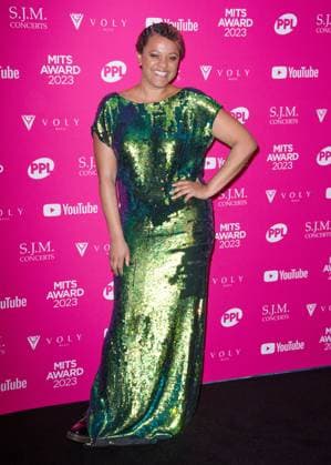 Gemma Cairney attends the Music Industry Trusts Award (MITS), at the Grosvenor House Hotel in London, England. UK. Monday 6th November 2023 - Copyright: xJWx FP_MITS_Award_023