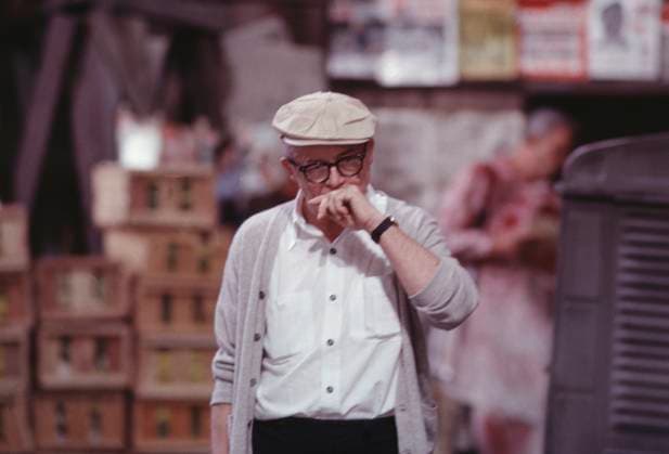 Film Irma La Douce Director Billy Wilder thinking at the set of the film Hollywood, CA USA  Copyright: xLeoxFuchsx 0995 Billy Wilder pensive