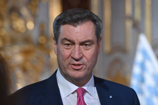 Markus SOEDER (Ministerpraesident Bayern und CSU Vorsitzender), Einzelbild,angeschnittenes Einzelmotiv,Portraet,Portrait,Porträt. Kabinett Soeder Aushaendigung Ernennungsurkunden an die Kabinettsmitglieder in der Residenz in Muenchen am 08.11.2023. *** Markus SOEDER State Premier of Bavaria and CSU Chairman, single image, cropped single motif, portrait, portrait, portrait cabinet Soeder handing out certificates of appointment to the cabinet members in the residence in Munich on 08 11 2023