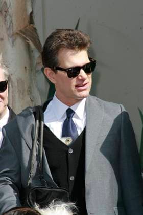 Chris Isaak at the Hollywood Chamber of Commerce ceremony to honor Rock and Roll Legend Roy Orbison Posthumously with the 2,400th star on the Hollywood Walk of Fame in Hollywood, CA, January 29, 2010.  Copyright: xJosephxMartinezxx IsaakChris01_129_JM_SS