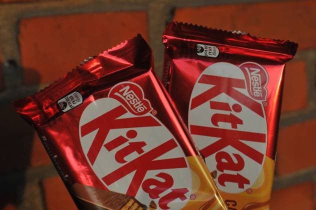 Copenhagen, Denmark 10 November 2023 Nestle KitKat caramel flavour in Copenhagen Denamrk .. (Photo.Francis Joseph Dean Dean Pictures)