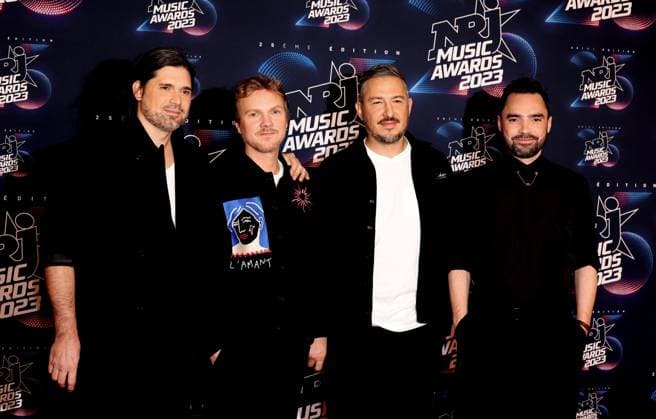 Photocall de la 25eme cÃ rÃ monie des NRJ Music Awards (NMA) au palais des Festivals et des Congres de Cannes Le groupe Kyo au photocall de la 25eme cÃ rÃ monie des NRJ Music Awards (NMA) au palais des Festivals et des Congres de Cannes, France, le 10 novembre 2023. Dominique Jacovides Bestimage Celebs attend the 25th NRJ Music Awards - Red Carpet arrivals at Palais des Festivals in Cannes, France, on November 10, 2023. Cannes France  Copyright: xDOMINIQUExJACOVIDESx xBESTIMAGExDOMINIQUExJACOVIDESx xBESTIMAGEx