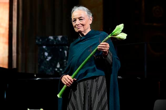 Bilder des Jahres 2023, Entertainment 11 November Entertainment Themen der Woche KW45 Blanche Kommerell bei der Lesung Ludwig Börne und Heinrich Heine, Ein deutsches Zerwürfnis während der Jüdischen Kulturtage im Kulturforum Görlitzer Synagoge. Görlitz, 11.11.2023 *** Blanche Kommerell at the reading Ludwig Börne and Heinrich Heine, Ein deutsches Zerwürfnis during the Jewish Culture Days at the Kulturforum Görlitzer Synagoge Görlitz, 11 11 2023 Foto:xM.xWehnertx xFuturexImagex kommerell_3124