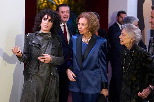 13-11-2023 Madrid Queen Sofia and Princess Irene of Greece attend the 38th edition of the BMW painting prize concert at the royal theatre in Madrid. No Spain Â  Copyright: xPPEx