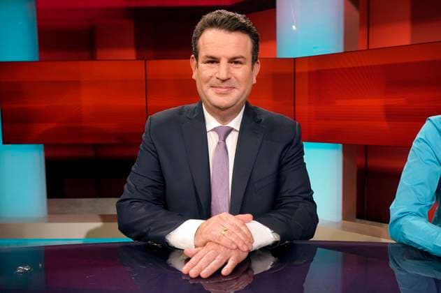Hubertus Heil in der ARD-Talkshow hart aber fair im Studio Adlershof. Berlin, 13.11.2023