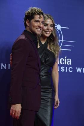 David Bisbal and Rosanna Zanetti at photocall for Universal Music Week 2023 in Sevilla on Monday, 13 November 202 Cordon Press
