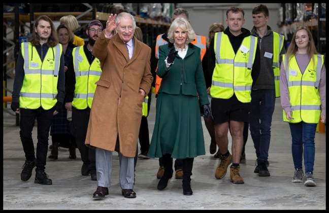 Entertainment Themen der Woche KW46 Entertainment Bilder des Tages . 14 11 2023. Didcot , United Kingdom. King Charles III and Queen Camilla at the launch of the Coronation Food Project in Didcot, United Kingdom, on the Kings 75th birthday.  xStephenxLockx xi-Imagesx IIM-24801-0026