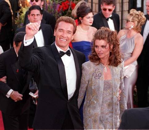 Arnold Schwarzenegger 3-27-95. LOS ANGELES, CA. ARNOLD SWARZENEGGER AND MARIA SHRIVER AT THE 1995 OSCAR CERMONY., Credit:James Aylott Avalon  Copyright: xJamesxAylottx xAvalonx 0520016257