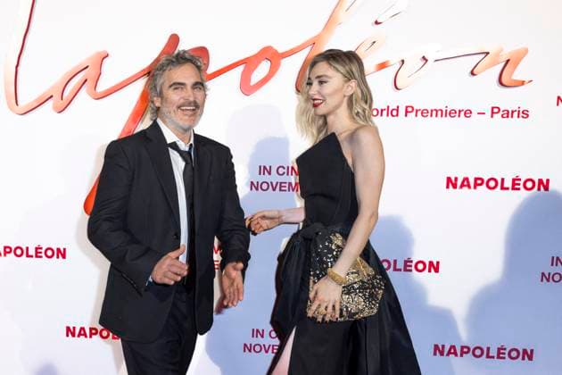 Bilder des Jahres 2023, Entertainment 11 November Entertainment Themen der Woche KW46 Entertainment Bilder des Tages Joaquin Phoenix and Vanessa Kirby - Napoleon World Premiere in Paris, November 14th , 2023. Paris France  Copyright: xOLIVIERxBORDEx xBESTIMAGExOLIVIERxBORDEx xBESTIMAGEx