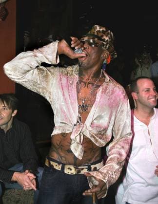 Dennis Rodman s Halloween Party in Las Vegas 5483, LAS VEGAS, NEVADA - Saturday October 29 2005. Ex basketball player Dennis Rodman attends his Halloween party at Tao Nightclub in the Venetian Hotel. Photograph: Matt Symons, Pacificcoastnews.com. UK OFFICE: +44 131 225 3333 3322 US OFFICE: 1 310 261 9676, Credit:Matt Symons Avalon USA  Copyright: xMattxSymonsx xAvalonx 0520043238