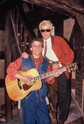 Der Saenger Heino und sein Sohn Uwe aufgenommen am 14.02.1990