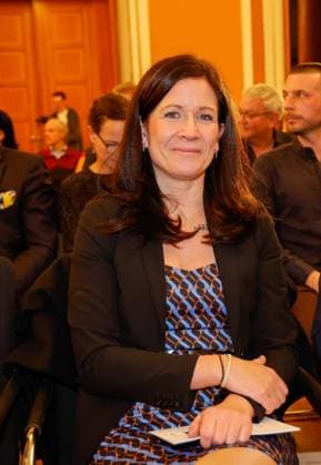 Senatorin Katharina Günther-Wünsch bei derVerleihung der Goldenen Erbse 2023 im Roten Rathaus Berlin. *** Senator Katharina Günther Wünsch at the award ceremony for the Golden Pea 2023 in Berlins Rotes Rathaus