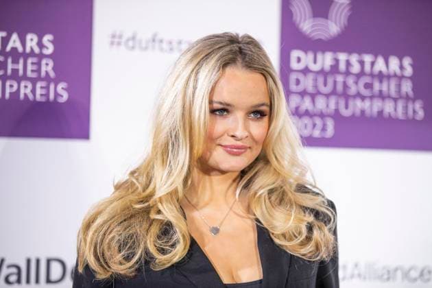 Moderatorin Nele Ludowig. DUFTSTARS 2023 - Deutscher Parfumpreis Verleihung des deutschen Parfumpreises DUFTSTARS durch die Fragrance Foundation am 16.11.2023, Rheinterrassen, Duesseldorf.