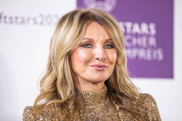 Moderatorin Frauke Ludowig. DUFTSTARS 2023 - Deutscher Parfumpreis Verleihung des deutschen Parfumpreises DUFTSTARS durch die Fragrance Foundation am 16.11.2023, Rheinterrassen, Duesseldorf.