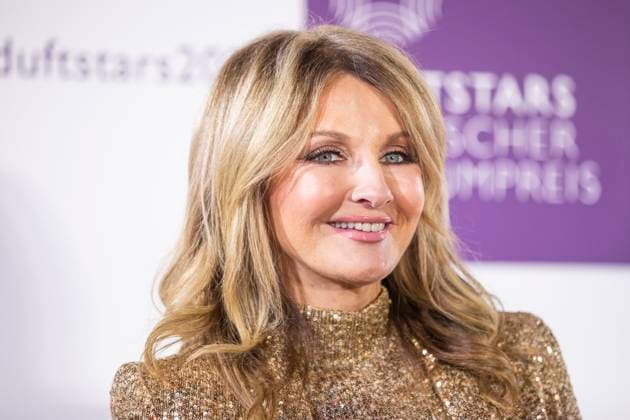 Moderatorin Frauke Ludowig. DUFTSTARS 2023 - Deutscher Parfumpreis Verleihung des deutschen Parfumpreises DUFTSTARS durch die Fragrance Foundation am 16.11.2023, Rheinterrassen, Duesseldorf.