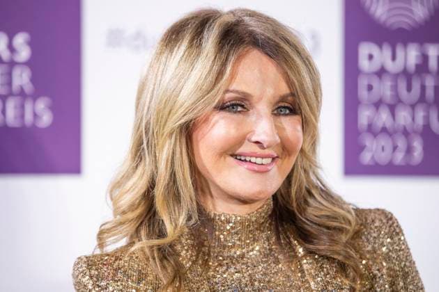 Moderatorin Frauke Ludowig. DUFTSTARS 2023 - Deutscher Parfumpreis Verleihung des deutschen Parfumpreises DUFTSTARS durch die Fragrance Foundation am 16.11.2023, Rheinterrassen, Duesseldorf.