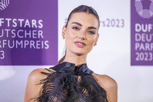 Influencerin Celine Bethmann. DUFTSTARS 2023 - Deutscher Parfumpreis Verleihung des deutschen Parfumpreises DUFTSTARS durch die Fragrance Foundation am 16.11.2023, Rheinterrassen, Duesseldorf.