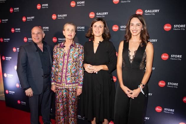 Leica Store Mexico Opening November 17, 2023, Mexico City, Mexico: Mike Giannattasio, Karin Rehn-Kaufmann, Camilla Campoli, Betsy May attend the opening of the Leica Store Mexico. on November 17, 2023, Mexico City, Mexico. (Photo by Jaime Nogales Eyepix Group) Copyright: xJaimexNogales xEyepixxGroupx JN_17112023_104815