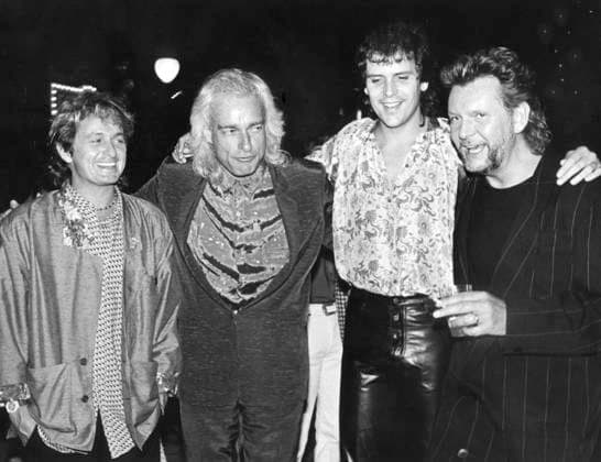 Archivbilder der Woche KW46 MTV Awards Party, Los Angeles Yes - Ian Anderson, Tony Kaye, Trevor Rabin, Chris Squire PLEASE CALL FIRST TO NEGOTIATE FEE , Credit:Robin Kaplan Avalon  Copyright: xRobinxKaplanx xAvalonx 0520954406