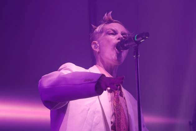 November 19, 2023, Mexico City, Ciudad de Mexico, Mexico: November 18,2023, Mexico City, Mexico: Swedish singer Karin Dreijer Andersson known as Fever Ray performs on stage during the day two of the Corona Capital 2023 Music Festival at Autodromo Hermanos Rodriguez. on November 18, 2023 in Mexico City, Mexico. Mexico City Mexico - ZUMAe321 20231119_zea_e321_029 Copyright: xEssenexHernandez xEyepixxGroupx