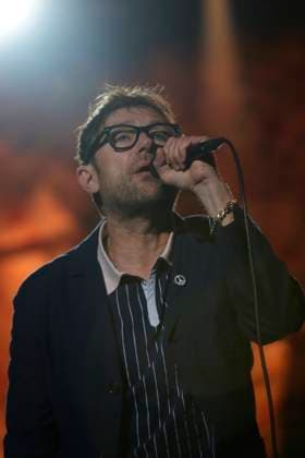 Corona Capital 2023 Music Festival - Day 2 November 18,2023, Mexico City, Mexico: Damon Albarn, lead of British band Blur performs on stage during the day two of the Corona Capital 2023 Music Festival at Autodromo Hermanos Rodriguez. on November 18, 2023 in Mexico City, Mexico. (Photo By Essene Hernandez Eyepix Group) Copyright: xEssenexHernandez xEyepixxGroupx EH_18112023_105031