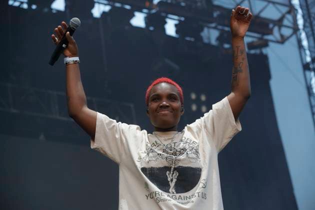 Corona Capital 2023 Music Festival - Day 3 November 19,2023, Mexico City, Mexico: British singer AnaÃ¯s Oluwatoyin Estelle Marinho, known as Arlo Parks performs on stage during the day three of the Corona Capital 2023 Music Festival at Autodromo Hermanos Rodriguez. on November 19, 2023 in Mexico City, Mexico. (Photo By Essene Hernandez Eyepix Group) Copyright: xEssenexHernandez xEyepixxGroupx EH_19112023_105133