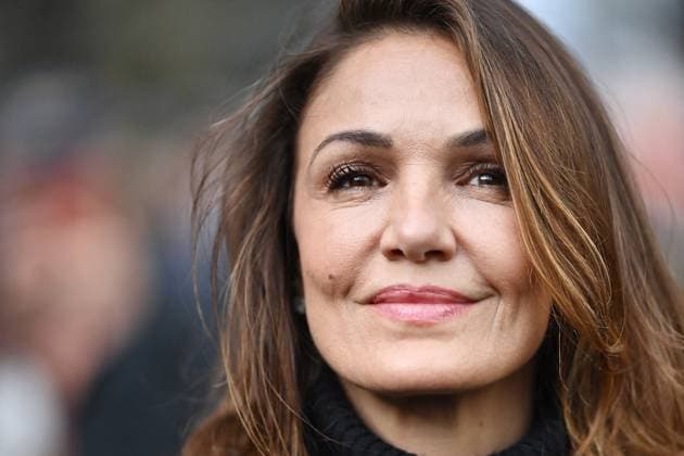 March For Peace - Paris Nadia Fares taking part in a silent march, as celebrities and artists for peace in the Middle East, in Paris, France on November 19, 2023. Photo by Franck Castel ABACAPRESS.COM Paris France  Copyright: xCastelxFranck ABACAx