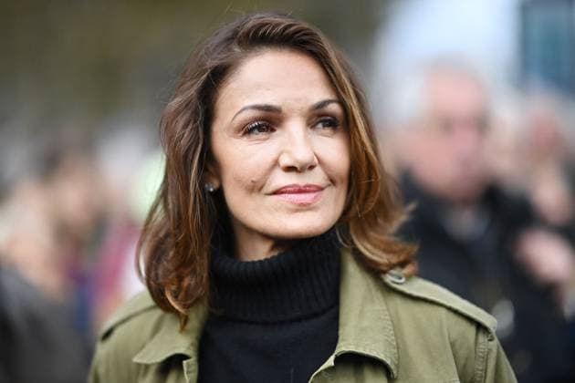 March For Peace - Paris Nadia Fares taking part in a silent march, as celebrities and artists for peace in the Middle East, in Paris, France on November 19, 2023. Photo by Franck Castel ABACAPRESS.COM Paris France  Copyright: xCastelxFranck ABACAx