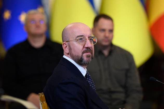 Le prÃ sident ukrainien Volodymyr Zelensky a eu des entretiens bilatÃ raux avec le prÃ sident du Conseil europÃ en Charles Michel et la prÃ sidente de la RÃ publique de Moldavie Maia Sandu, qui sont en visite en Ukraine Le prÃ sident ukrainien Volodymyr Zelensky a eu des entretiens bilatÃ raux avec le prÃ sident du Conseil europÃ en Charles Michel et la prÃ sidente de la RÃ publique de Moldavie Maia Sandu, qui sont en visite en Ukraine, le 21 novembre 2023. Ukrainian President via Bestimage President of Ukraine Volodymyr Zelenskyy held bilateral meetings with President of the European Council Charles Michel and President of the Republic of Moldova Maia Sandu, who are on a visit to Ukraine. Kiev Ukraine  Copyright: xUkrainexPresidencyxviaxBestimagexUkrainexPresidencyxviaxBestimagex