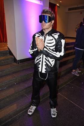 Ski Aggu (August Jean Diederich) beim PREIS FÜR POPKULTUR 2023 im Colosseum Kino in Berlin am 23.11.2023