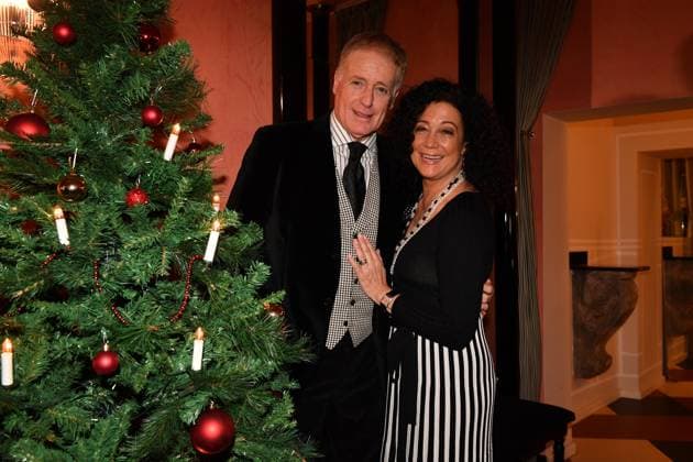 Entertainment Themen der Woche KW47 Albert Fortell und Barbara Wussow Premiere - Weihnachten auf dem Balkon Komödie im Bayerischen Hof München 23. November 2023 *** Albert Fortell and Barbara Wussow Premiere Christmas on the Balcony Komödie im Bayerischen Hof Munich November 23, 2023