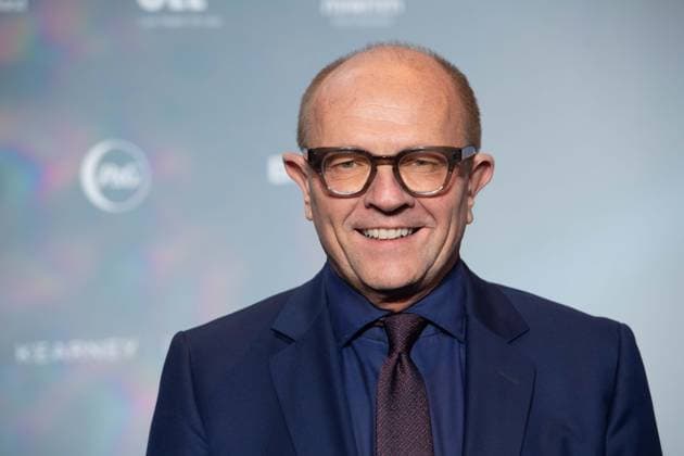 Stefan SCHULZE-HAUSMANN, Vorstandsvorsitzender Stiftung Deutscher Nachhaltigkeitspreis Roter Teppich, Red Carpet Show, Ankunft, arrival, Verleihung Deutscher Nachhaltigkeitspreis in Duesseldorf am 23.11.2023.
