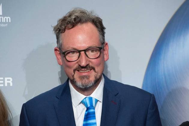 Eckart von HIRSCHHAUSEN, Moderator, Roter Teppich, Red Carpet Show, Ankunft, arrival, Verleihung Deutscher Nachhaltigkeitspreis in Duesseldorf am 23.11.2023.