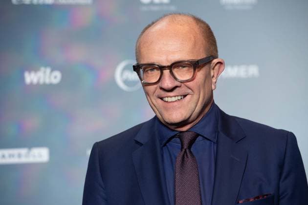 Stefan SCHULZE-HAUSMANN, Vorstandsvorsitzender Stiftung Deutscher Nachhaltigkeitspreis Roter Teppich, Red Carpet Show, Ankunft, arrival, Verleihung Deutscher Nachhaltigkeitspreis in Duesseldorf am 23.11.2023.