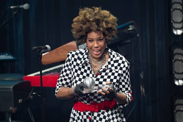 Saengerin Macy GRAY erhaelt den Deutschen Nachhaltigkeitspreis, Verleihung Deutscher Nachhaltigkeitspreis in Duesseldorf am 23.11.2023.