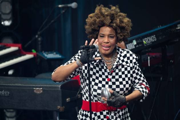 Saengerin Macy GRAY erhaelt den Deutschen Nachhaltigkeitspreis, Verleihung Deutscher Nachhaltigkeitspreis in Duesseldorf am 23.11.2023.