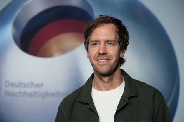Sebastian VETTEL, ehem. Formel 1-Rennfahrer, Roter Teppich, Red Carpet Show, Ankunft, arrival, Verleihung Deutscher Nachhaltigkeitspreis in Duesseldorf am 24.11.2023.