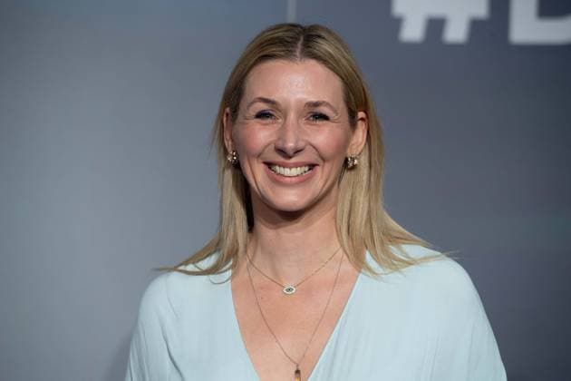 Andrea GERHARD, Schauspielerin Roter Teppich, Red Carpet Show, Ankunft, arrival, Verleihung Deutscher Nachhaltigkeitspreis in Duesseldorf am 24.11.2023.
