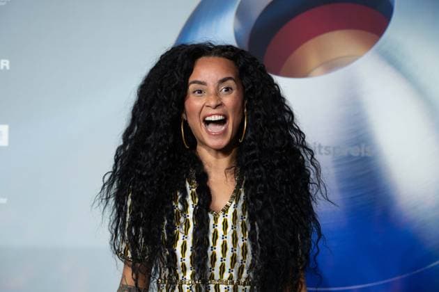 Domitila BARROS, Miss Germany 2022, Roter Teppich, Red Carpet Show, Ankunft, arrival, Verleihung Deutscher Nachhaltigkeitspreis in Duesseldorf am 24.11.2023.
