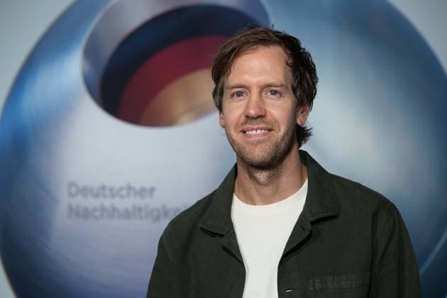 Sebastian VETTEL, ehem. Formel 1-Rennfahrer, Roter Teppich, Red Carpet Show, Ankunft, arrival, Verleihung Deutscher Nachhaltigkeitspreis in Duesseldorf am 24.11.2023.