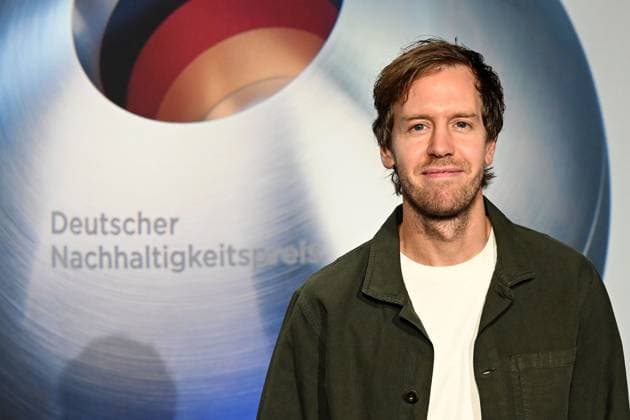Deutscher Nachhaltigkeitspreis 2023 am 24.11.2023 im Maritim Hotel in Düsseldorf Sebastian Vettel ( Formel 1 Weltmeister )