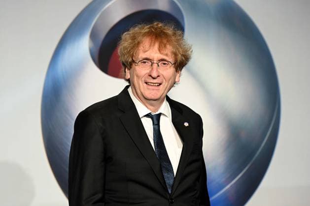 Deutscher Nachhaltigkeitspreis 2023 am 24.11.2023 im Maritim Hotel in Düsseldorf Michael Braungart ( Professor für Eco-Design )