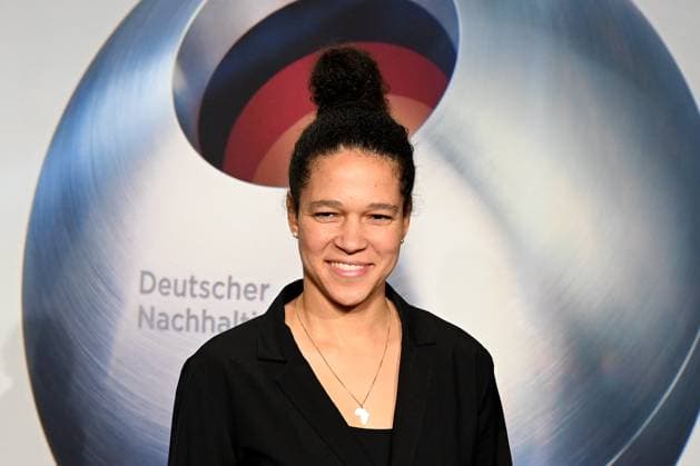 Deutscher Nachhaltigkeitspreis 2023 am 24.11.2023 im Maritim Hotel in Düsseldorf Celia äaöic ( DFB Vizepräsidentin )